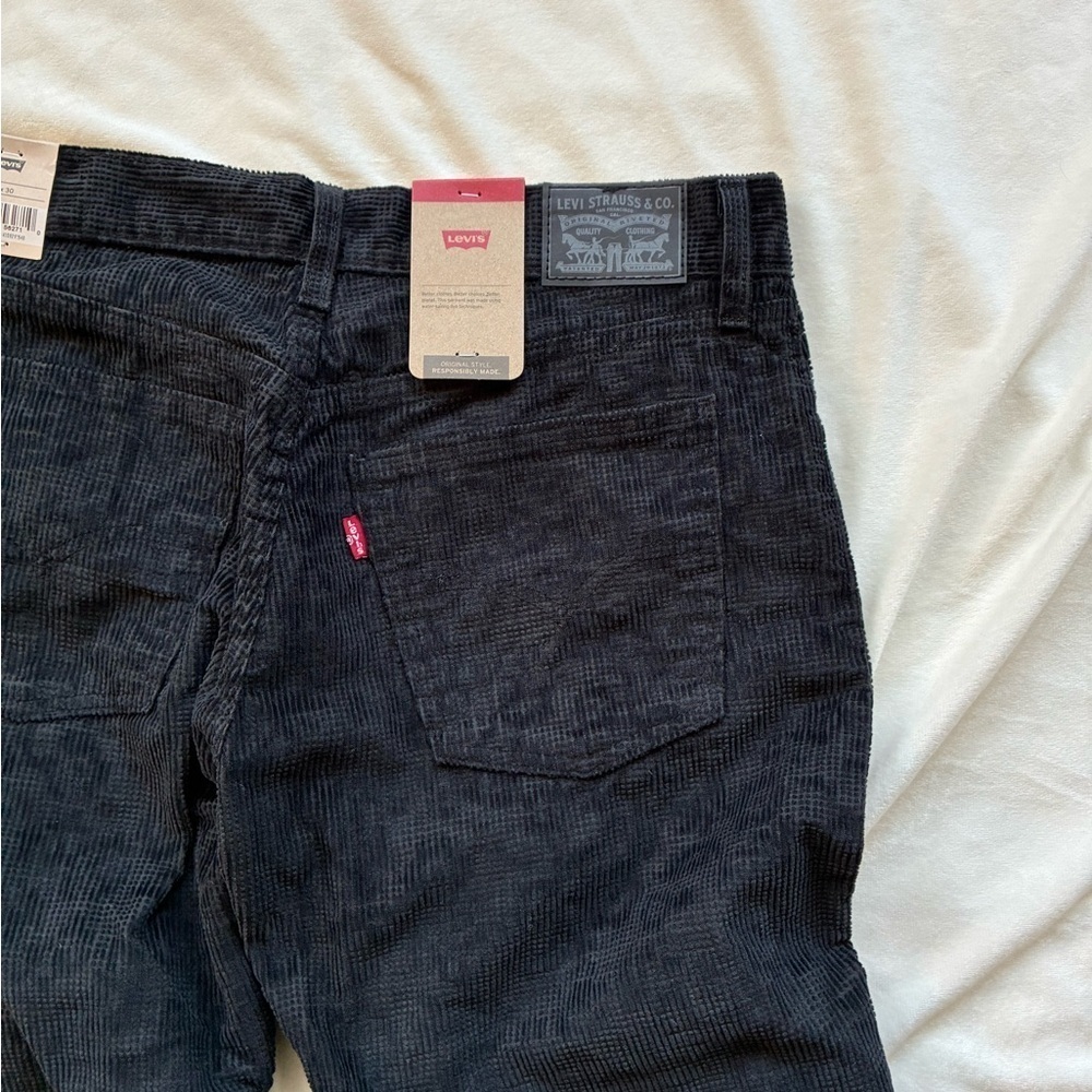 Levi’s 511 Slim Fit Corduroy Pants Black Leopard Textured 29x30 NWT - Picture 3 of 6